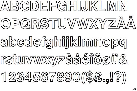 Fontscape Home > Appearance > Outlined > Outlined > Sans-serif