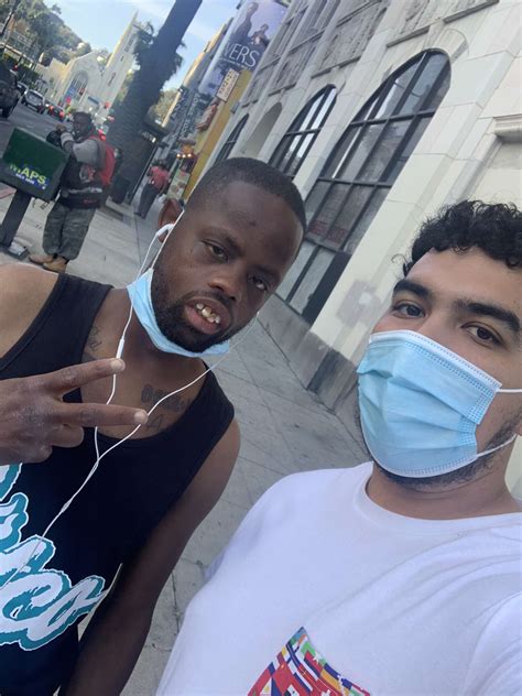 My cousin bumped into the "deez nuts guy" in Hollywood today 😆 : r/memes