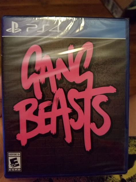 Gang Beasts PS4 Sony Playstation 4 Reversible Cover/Random Disc Sealed ...