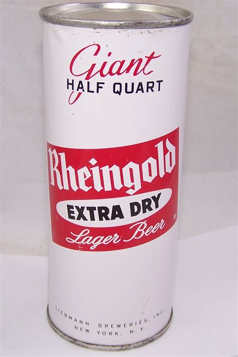 Lot Detail - Rheingold 16 ounce Flat Top Beer Can (Giant)