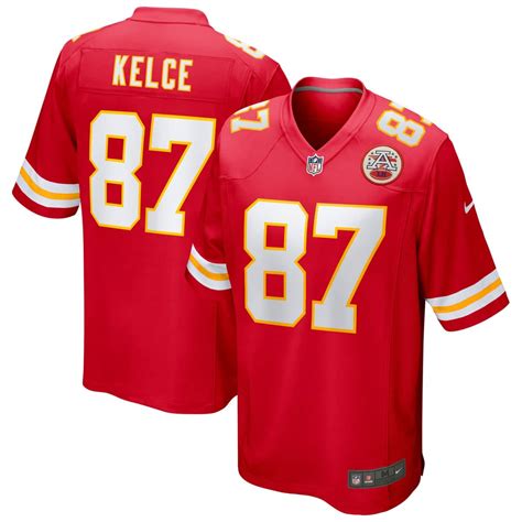 Travis Kelce #87 Kansas City Chiefs Nike Game Football NFL Jersey ...