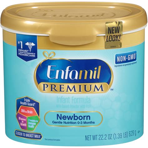 Enfamil Premium Newborn, Infant Formula, Milk-Based Powder with Iron ...