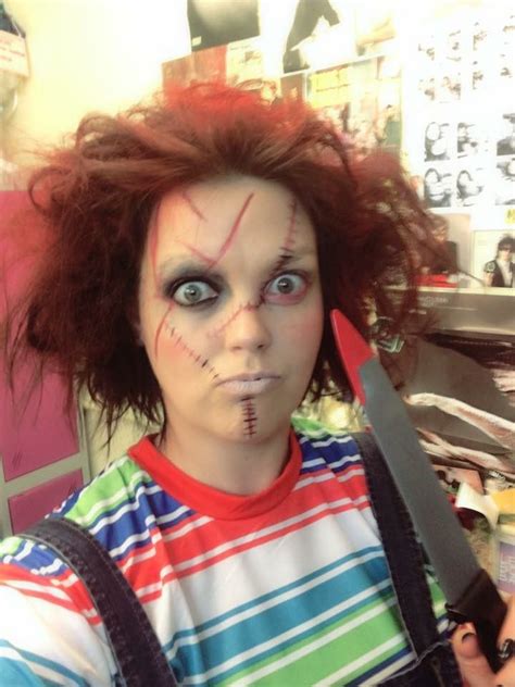 Chucky make up | Cool hairstyles, Makeup, Hair makeup