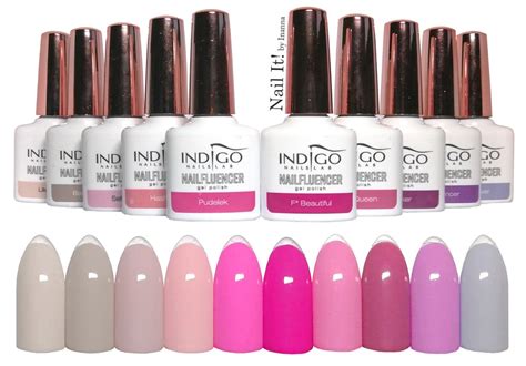 Indigo Nails Nailfluencer Collection - swatches of all 10 colors | NAIL IT! by Inanna