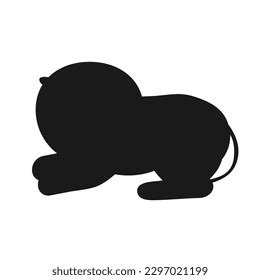 Black Lion Silhouette Concept Beautiful Mane Stock Vector (Royalty Free) 2297021199 | Shutterstock