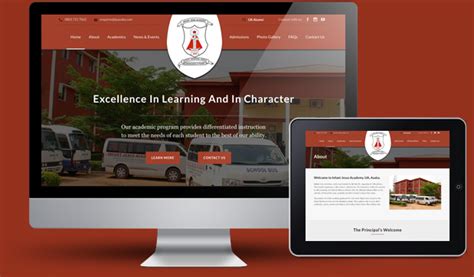 Infant Jesus Academy - Website for Secondary School