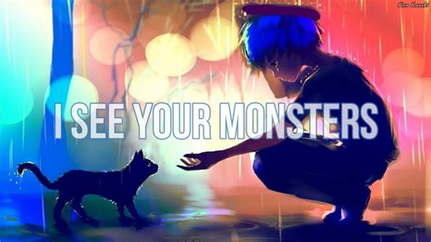 NightCore | I See Your Monsters (Male Version)(Lyrics) - YouTube