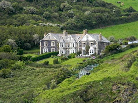 "A hotel across the bay at Port Isaac" by Sharon Raydon at PicturesofEngland.com