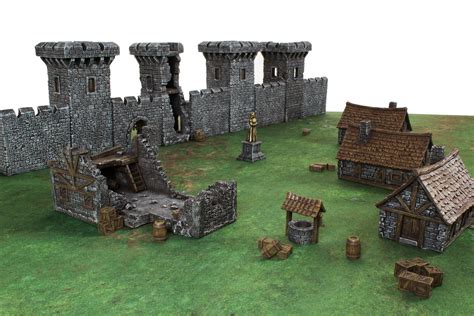 Medieval Castle Set - Gamemat.eu