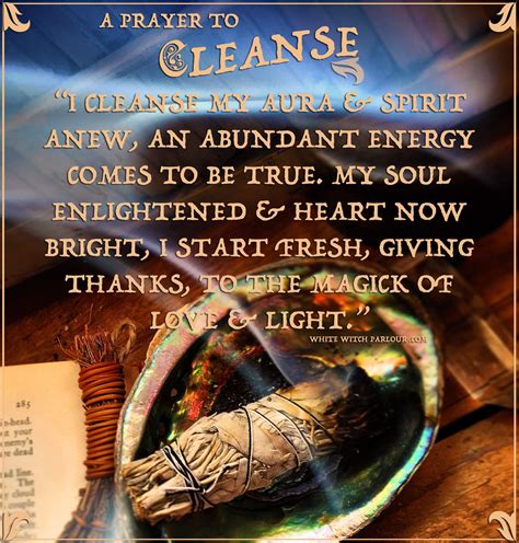 CLEANSE, blessing, prayer, magic, smudge, witch, metaphysical, sage ...