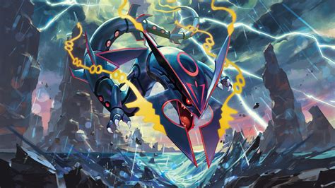 Download Mega Rayquaza (Pokémon) Video Game Pokémon: Omega Ruby And Alpha Sapphire HD Wallpaper