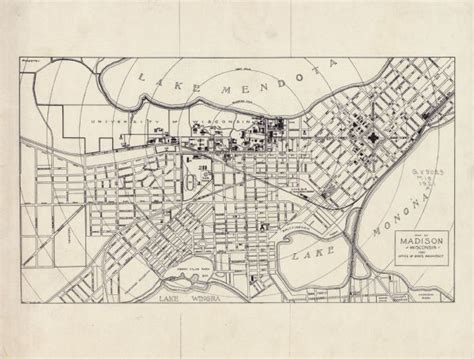 Map of Madison, Wisconsin | Map or Atlas | Wisconsin Historical Society