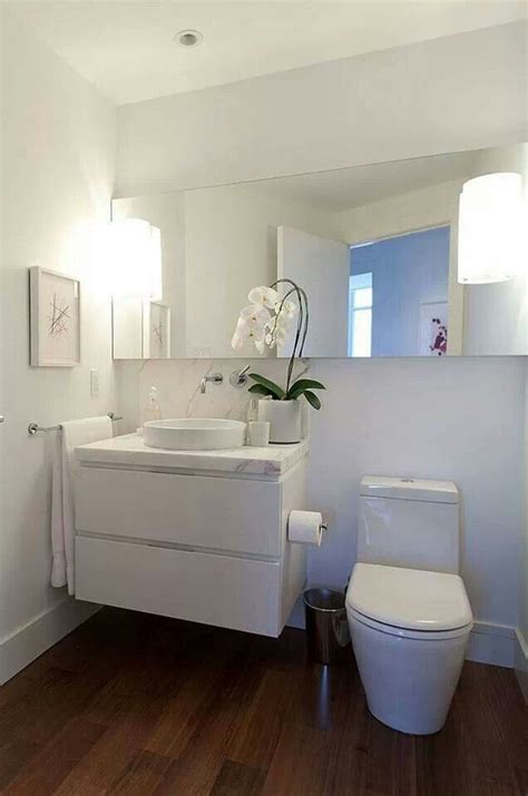 All white comfort room | Small bathroom, Bathroom design, Mirror ...