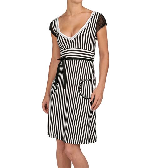 Black and white striped dress | Striped dress, White striped dress, Dresses