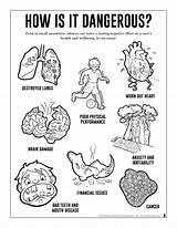 The Dangers Of Tobacco Imprint Coloring Book  ColoringBookcom sketch template