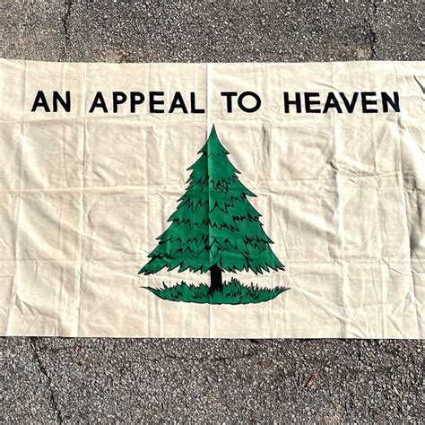 An Appeal to Heaven Wood Flag - Etsy