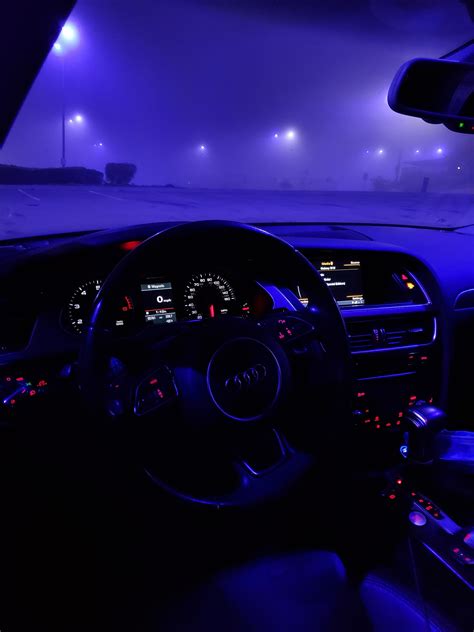 Interior shot of my Audi Someroad at a very blue lit parking lot : r/Audi