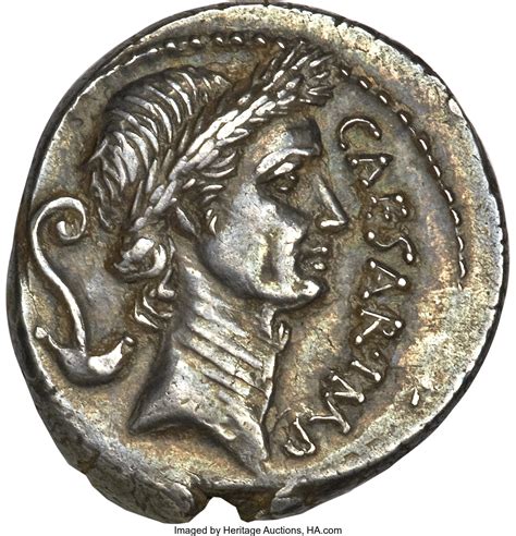 Ancients: Julius Caesar as Dictator (49-44 BC). AR denarius (3.77 | Lot #23260 | Heritage Auctions