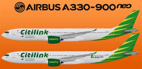 Citilink Airbus A330-900neo – FSAI Repaints