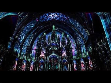 Montreal's Notre-Dame Basilica Amazing Light Show - YouTube