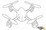 Drone Coloring Pages sketch template