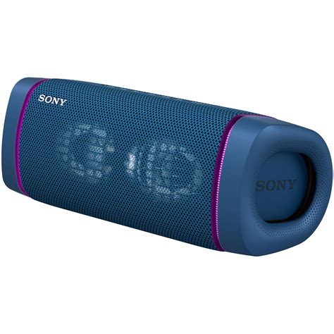 Sony SRS-XB33 Portable Bluetooth Speaker (Blue) SRSXB33/LZ B&H