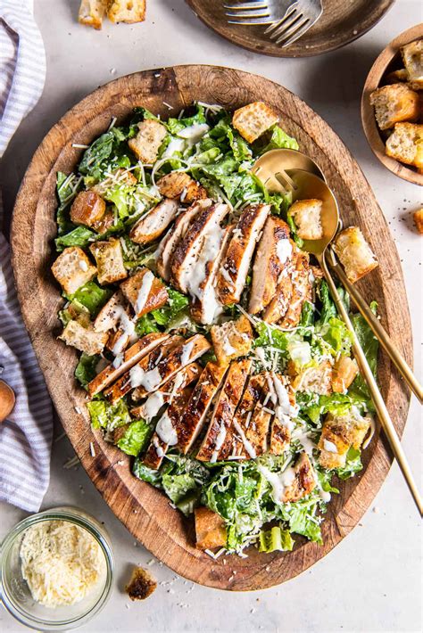 Grilled Chicken Caesar Salad | Valerie's Kitchen - Karinokada