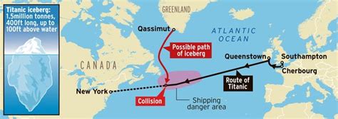 Iceberg that sunk the Titanic was 100,000 years old and originally weighed 75million tonnes ...