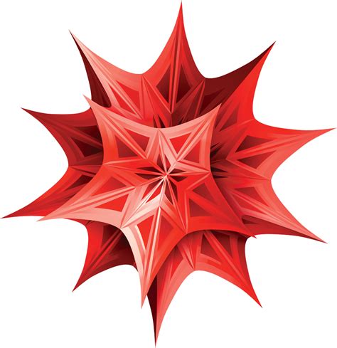 Mathematica, mathematics software from Wolfram, has a spikey red shape ...