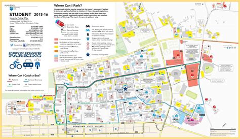 Detroit parking map - Map of Detroit parking (Michigan - USA)