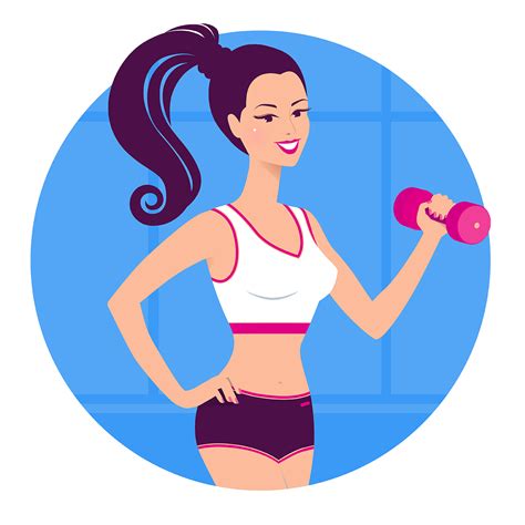 Dumbbell clipart girl workout, Picture #972014 dumbbell clipart girl workout