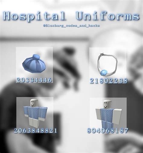 Bloxburg Hospital Decal Codes