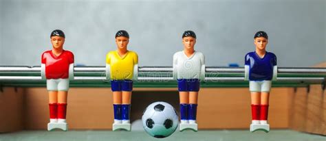 Foosball table players stock photo. Image of games, detail - 66264202