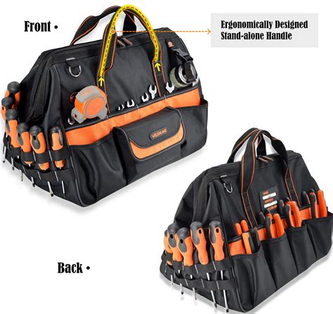 WELKINLAND 20-Inch Electrician tool bag, Heavy-duty to...B097JWV54M ...