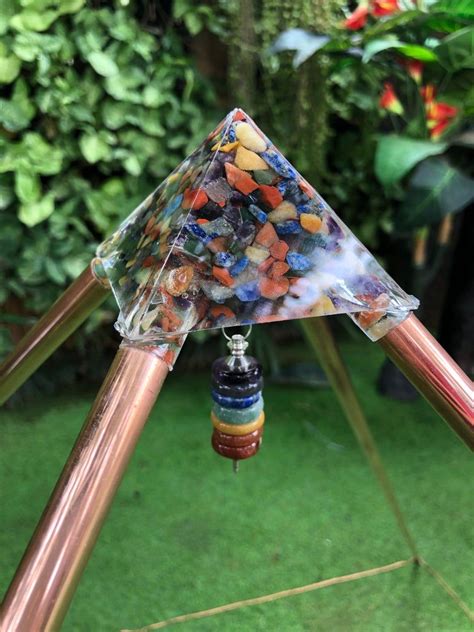 Copper Lite duty Giza 5 Feet Meditation Pyramid with Orgonite | Etsy Crystal Clear Epoxy Resin ...