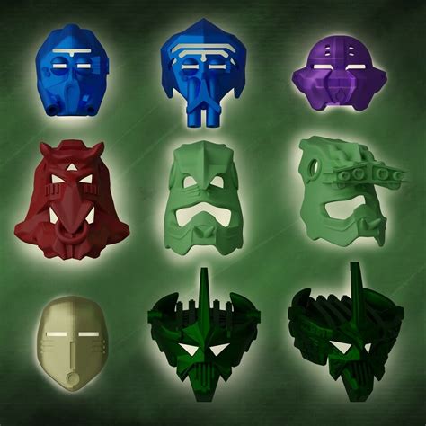 New Bionicle Masks on Shapeways - Marketplace - The TTV Message Boards