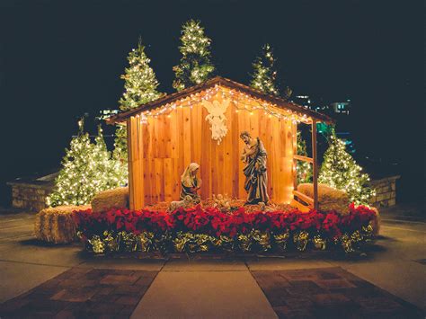 Outdoor Christmas Nativity Scene