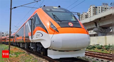 Integral Coach Factory: Exclusive: New orange Vande Bharat Express hits the tracks; see pics of ...