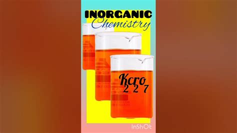 chromate and dichromate colour changing 😍 equilibrium#chemistry #shorts ...