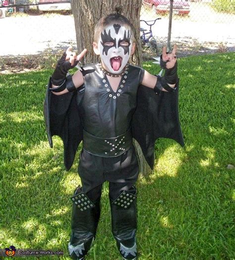 "The Demon" Gene Simmons - homemade Halloween costume for boys | DIY ...