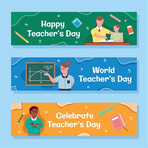 Teachers Day Banner Concept 2208330 Vector Art at Vecteezy