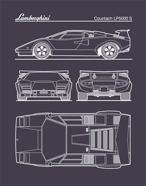 Lamborghini Countach Patent Print Auto Art Lamborghini - Etsy ...