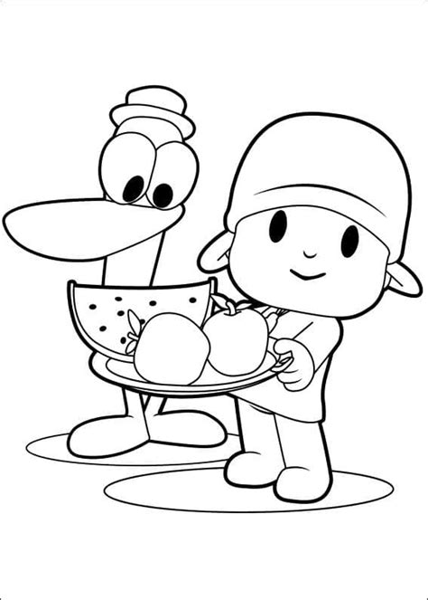 Printable Pocoyo And Pato Coloring Pages | The Best Porn Website