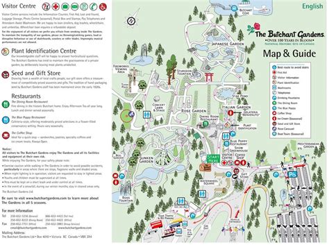 Butchart gardens map - Butchart gardens map vancouver island (British ...