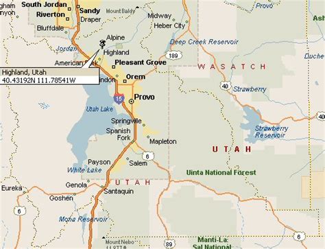 Highland, Utah Map 2