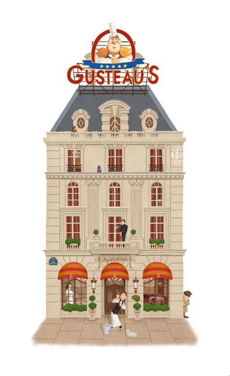 Gusteau’s restaurant illustration in 2023 | Ratatouille disney, Disney wallpaper, Ratatouille movie