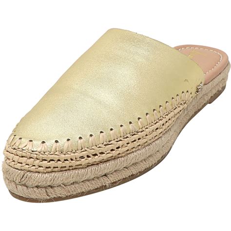 Sam Edelman - Sam Edelman Women's Austin Leather Gold Mules - 7.5M - Walmart.com - Walmart.com