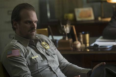 David Harbour Believes 'Stranger Things' Chief Hopper is "Very Good Dude"