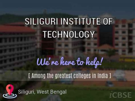 Siliguri Institute of Technology, Siliguri - Address, Reviews, Fees and ...