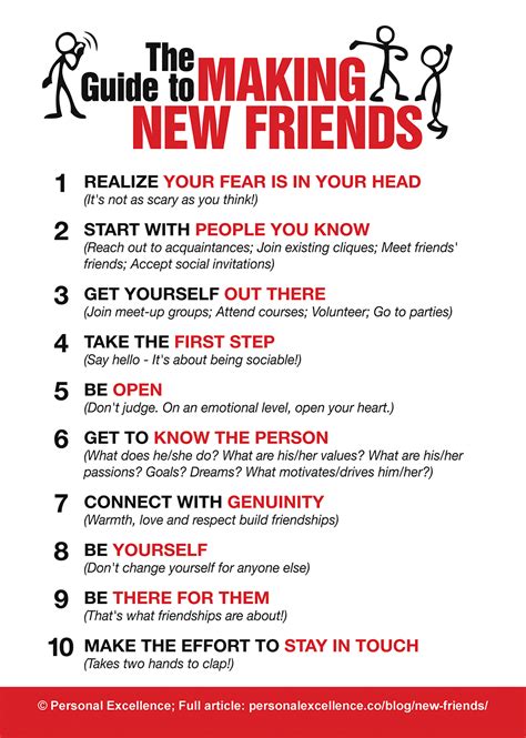 How To Make New Friends [Manifesto] - Personal Excellence